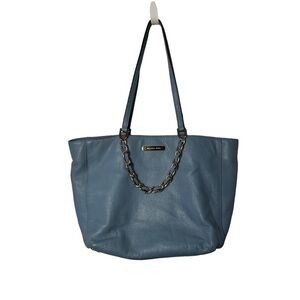 MICHAEL KORS HARPER LARGE EAST WEST LEATHER TOTE—minor flaw on strap